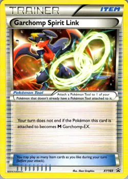 GARCHOMP SPIRIT LINK XY169 LIGHTLY PLAYED XY Promo - Image 1