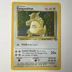Pokemon TCG Kangaskhan Jungle Holo Rare Unlimited 5/64 90 HP 1999 English - Image 1