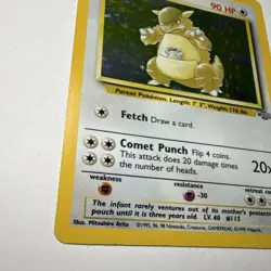 Pokemon TCG Kangaskhan Jungle Holo Rare Unlimited 5/64 90 HP 1999 English - Image 2