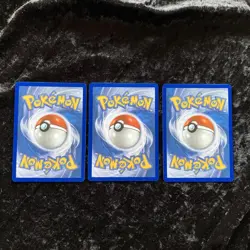 Set Of 3 Cosmos Holos Promos With Swirls Paldea Evolved Pokemon Triple Whammy - Image 4