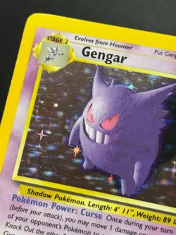 Gengar - 5/62 Fossil Unlimited Holo Rare Pokemon - LP - Image 2