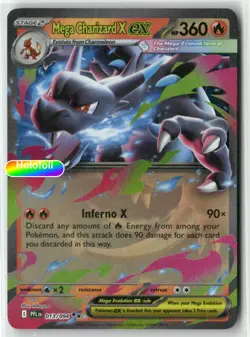 Mega Charizard X ex - 013/094 [Pokemon PFL - 013/094] Holofoil - Image 2