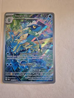 Frogadier 089/086 Mega Evolutions Chaos Rising IR Illustration Rare Pokemon - Image 2