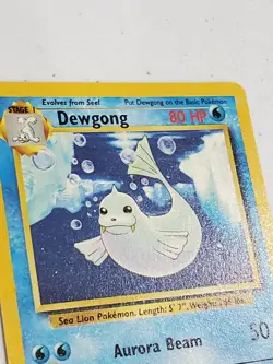 Dewgong 25/102 NM Pokemon Card Base Set Unlimited Edition Uncommon 1999 - Image 3