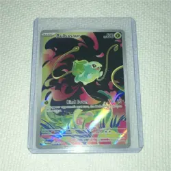 Pokemon Bulbasaur 133/132 ME01 Mega Evolution Full Art Holo Illustration Rare - Image 1