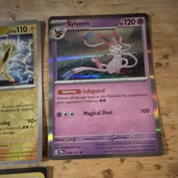 Pokemon TCG Prismatic Evolutions Holo Lot (7) Espeon Glaceon NM Eeveeloutions - Image 5