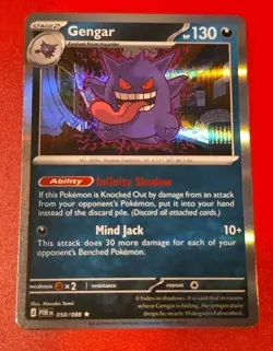 Gengar 050/088 Holo Rare - Pokemon TCG Perfect Order - Image 1
