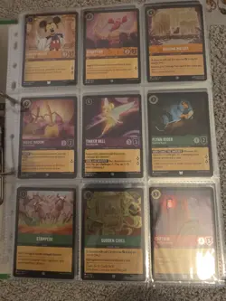 Lorcana Foil Lot 27 Karten First Chapter Skies And Fabled English NM Disney - Image 1