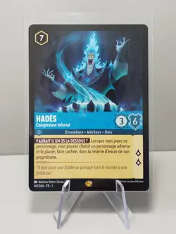 LORCANA FR Card - Chapter 1 147/204 Hades - Legendary non-Foil New - Image 1