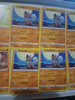 11x Pokemon Rockruff Card Lot ! INV#1 - Image 4