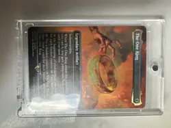 FOIL The One Ring - Borderless Promo Mint x1 MTG Magic: the Gathering - Image 1