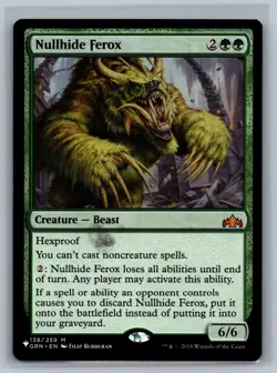 Magic MTG The List Reprints Nullhide Ferox #138/259 TCG CCG - Image 1