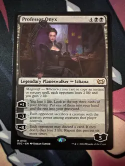 Professor Onyx 153 M Commander: Duskmourn: House of Horror NM MTG - Image 1