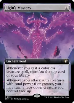 1x - Ugin's Mastery - Extended Art #751 - Commander Masters - NM MTG - Image 1