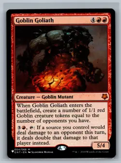 Magic MTG The List Reprints Goblin Goliath #004/068 TCG CCG - Image 1