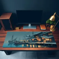 MTG Playmat | Snowy Japanese Island Themed Playmat | Unofficial MTG Playmat - Image 3