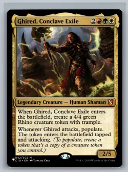 Magic MTG The List Reprints Ghired, Conclave Exile #042/302 TCG CCG - Image 1