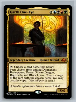 Magic MTG The List Reprints Garth One-Eye #197/303 TCG CCG - Image 1