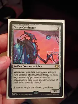 SURGE CONDUCTOR mtg NM-M Commander: Edge of Eternities 1 Rare - Image 1