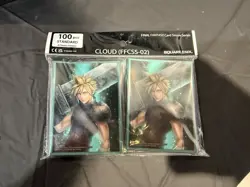 MTG FINAL FANTASY Card Sleeve Series Cloud (FFCSS-02) IN HAND NEW SEALED - Image 1