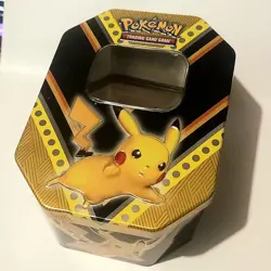 Pokemon TCG V Powers Pikachu Empty Tin - Image 1