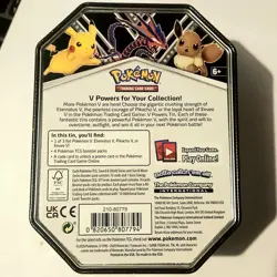 Pokemon TCG V Powers Pikachu Empty Tin - Image 4