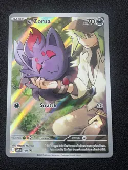 Pokemon TCG N's Zorua Promo SV: Scarlet & Violet Promo Cards 189 NM - Image 1