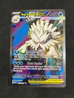 MEGA ABOMASNOW EX 157/132 MEGA EVOLUTIONS POKEMON (ULTRA RARE FULL ART, NM) - Image 1
