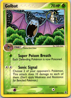 Golbat 43/113 Delta Species Regular Pokemon TCG - Image 1