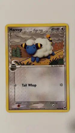 Mareep (Delta Species) - 54/101 Dragon Frontiers MP Pokemon TCG - Image 1
