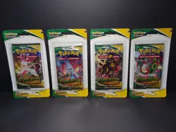 Lot de 4 Boosters (Blister) Artset Pokemon : Evolution Celeste - EB7 - NEUF - FR - Image 1
