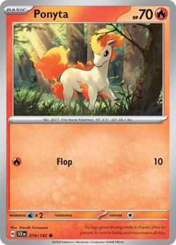 Ponyta 19/142 Common Stellar Crown Pokemon Deutsch Near Mint - Image 4
