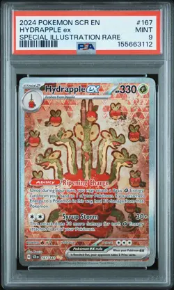Pokemon Hydrapple EX 2024 Special Illustration Rare Stellar Crown PSA 9 - Image 1