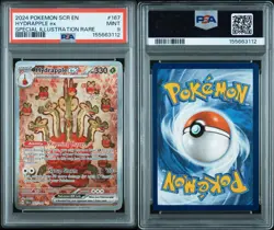 Pokemon Hydrapple EX 2024 Special Illustration Rare Stellar Crown PSA 9 - Image 3