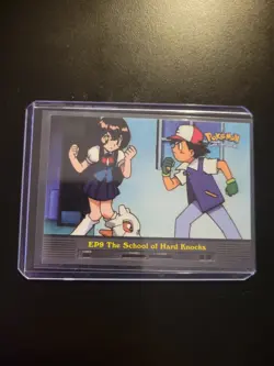 Topps Pokemon Ep 9 The School Of Hard Knocks TV Animation (Blue Logo) - Image 5