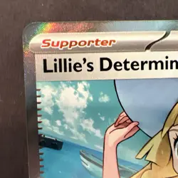 Lillie's Determination 169/132 - Pokemon TCG ME01 Mega Evolution Full Art - NM - Image 2