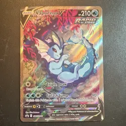 Pokemon Vaporeon V SWSH181 Sword & Shield Promo Holo Promo HP 210 English - Image 1