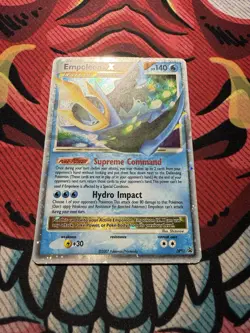 Pokemon Empoleon LV.X DP11 Diamond and Pearl Promo Holo 140 HP English 2007 - Image 3