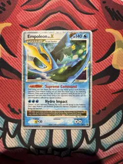 Pokemon Empoleon LV.X DP11 Diamond and Pearl Promo Holo 140 HP English 2007 - Image 4