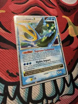 Pokemon Empoleon LV.X DP11 Diamond and Pearl Promo Holo 140 HP English 2007 - Image 5