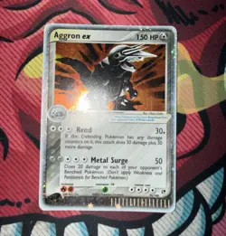 Pokemon Aggron ex 95/100 Sandstorm Ultra Rare Holo (2003) - Image 1