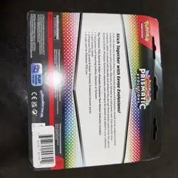 Pokemon TCG: Prismatic 3 Pack Blister Tech Sticker Collection sylveon & leafeon - Image 2