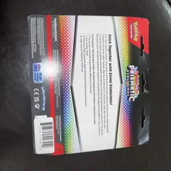 Pokemon TCG: Prismatic 3 Pack Blister Tech Sticker Collection sylveon & leafeon - Image 4