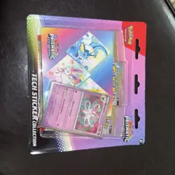 Pokemon TCG: Prismatic 3 Pack Blister Tech Sticker Collection sylveon & leafeon - Image 5