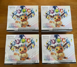 🚨Lot of 4 Pokemon Prismatic Evolutions Elite Trainer Box ETB New Factory Sealed - Image 1