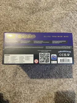 Pokemon Scarlet and Violet Base Elite Trainer Box ETB Miraidon SEALED 820650853418 - Image 3