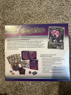 Pokemon Scarlet and Violet Base Elite Trainer Box ETB Miraidon SEALED 820650853418 - Image 4