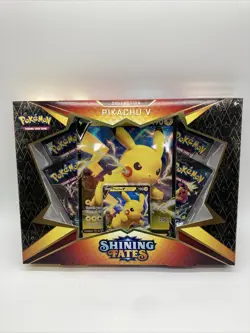 Pokemon Shining Fates Pikachu V Collection Box (Please Read) - Image 1