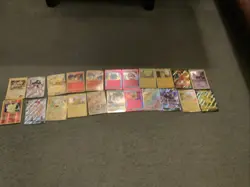 22 Rare Pokemon Cards and 500 Random Pokemon Cards - Image 1