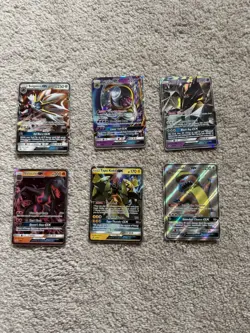 Pokemon TCG GX LOT OF 6 ALL GOOD TO MODERATE USE CHECK BACKS - Image 1